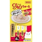 いなば チャオ ちゅ〜る とりささみ＆日本海産かに 14g×4本 4SC-76