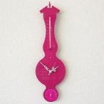 EMPEX（エンペックス）　温湿度計付き　クロック　℃SAVE　クィーン　CS-705　ピンク