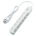  розетка удлинитель . защита ответвление 2.5m индивидуальный переключатель (6 выход ) Elecom 