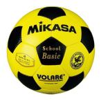サッカーボール 検定球 4号 黄×黒 ミカサ