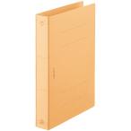 ファイル フラットファイル A4特厚とじ（10冊） 黄 ライオン事務器