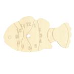 時計 工作 工作キット 木のおえかき時計板 クマノミ