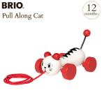 木のおもちゃ 木製玩具 プルトイ 1歳 知育玩具 BRIO ブリオ プルトイ キャット 30187