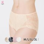総レース すっぽり ショーツ ハイウエスト 総レース 単品 インナー M L LL  ブラック ベージュ