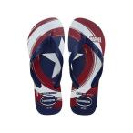 ショッピングhavaianas Havaianas Kids ハワイアナス 男の子用 キッズシューズ 子供靴 サンダル Top Marvel Logomania Flip Flop Sandal (Toddler/Little Kid/Big Kid) - Navy Blue/..