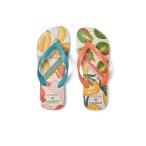 ショッピングhavaianas Havaianas ハワイアナス レディース 女性用 シューズ 靴 サンダル Top Farm Fruit Linen Flip Flop Sandal - Orange Citrus