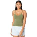 LAmade エルエーメイド レディース 女性用 ファッション 下着 キャミソール Angelino Cami in Heavy Lycra Jersey - Olive