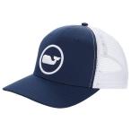 Vineyard Vines バインヤード・バインズ メンズ 男性用 ファッション雑貨 小物 帽子 Whale Dot Performance Trucker - Blue Blazer