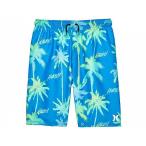 Hurley Kids ハーレー 男の子用 スポーツ・アウトドア用品 キッズ 子供用水着 Palms Print Pull-On Swim (Big Kids) - Neptune Blue