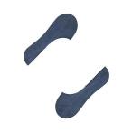 Falke ファルケ メンズ 男性用 ファッション ソックス 靴下 スリッパ Step Invisible Socks - Navy Blue Melange