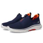 SKECHERS Performance スケッチャーズ メンズ 男性用 シューズ 靴 スニーカー 運動靴 Go Walk 7 - Navy/Orange