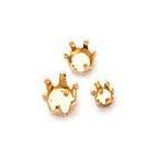 Yahoo! Yahoo!ショッピング(ヤフー ショッピング)K14 ゴールドフィルド、スナップセット・セッティング 6爪 （枠のみ） 3mm /1個