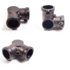  одиночный труба труба φ25-26mm joint зажим серии алюминиевый три направление (1 шт )
