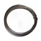 らくまく アルミワイヤー・丸線 2.0mm パールグレー/1パック(50g)