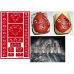  stencil сиденье [Hearts (Adhesive Reusable)]