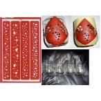  stencil сиденье [Sparkle Borders (Adhesive Reusable)]