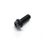 64 titanium сплав болт фланец болт M10×25mm P1.25 маленький глаз 1 шт. черный чёрный .. пачка соответствует Ti-6Al-4V суппорт тормоза и т.д. 