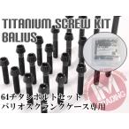  Balius / Balius II специальный 64 титановый блок цилиндров покрытие комплект болтов 19шт.@ конус черный чёрный Ti-6Al-4V крышка двигателя болт 