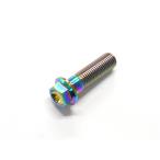 64 titanium сплав болт фланец болт M10×35mm P1.25 маленький глаз 1 шт. жарение цвет есть .. пачка соответствует Ti-6Al-4V суппорт тормоза и т.д. 