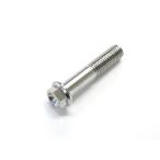 64 titanium сплав болт фланец болт M10×50mm P1.5 средний глаз 1 шт. .. пачка соответствует жарение цвет нет Ti-6Al-4V суппорт тормоза и т.д. 
