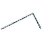 シンワ 曲尺角厚 シルバー 30cm 表裏同目 JIS 10294 差金 指金