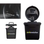 ミストファン 1台 KMネクスト Air Revolution ポータブル扇風機 熱中症対策 屋外 業務用 小型 コードレス