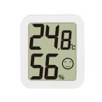 ショッピングインフルエンザ シンワ デジタル温湿度計 環境チェッカー ホワイト 73247 保証付
