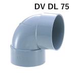 a long DV DL 75 90° патрубок VP труба внутренний диаметр подключение осушение для соединительная муфта DV. урегулирование труба ПВХ ПВХ труба 