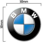 BMW エンブレム カラー ステッカー 3Dデザイン（デカール シール） 5cmサイズ