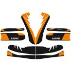 レーシングカート用 カウルステッカー Ｍ11+M10 MC-F1 ロゴ変更・色変更可能