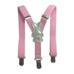  Kids для подтяжки ... сделано в Японии Y type 20mm ширина резина зажим розовый красный 