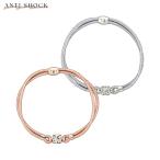  cтатическое электричество профилактические товары браслет резинка для волос снятие статического электричества товары cтатическое электричество уменьшение волосы браслет стекло ASA0113 розовое золото серебряный модный симпатичный популярный 