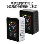 二酸化炭素濃度計 CO2センサー CO2マネージャー 二酸化炭素計測器 空気質検知器 USB充電 換気 6ヶ月無料保証 送料無料