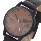 ピーナッツ PEANUTS スヌーピー 腕時計 レディース PNT006-3 ウッドシンプル クォーツ ダークブラウン ブラック