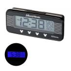 車用時計 電波時計 ミッキー シルエット デジタル WD-395 車載用 〒郵送可￥320