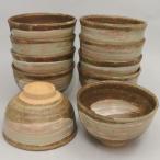 茶道具 抹茶茶碗 数茶碗 信楽焼き 伊羅保 刷毛目 西尾香舟作 10客組 茶道