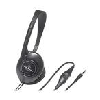 ショッピングヘッドホン Audio Technica オープン型 オンイヤー ヘッドホン テレビ用 ATH-P100LV ブラック 5.0ｍ