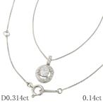  бриллиант /0.314ct diamond /0.14ct дизайн колье Pt850 K18WG
