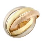 カルティエ トリニティ スリーカラー リング K18YG K18PG K18WG #50