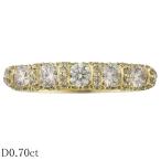 ダイヤモンド/0.70ct リング K18YG 20号