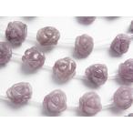 天然石 レピドライトAA+ 8mm 薔薇 1粒売り 立体バラ彫刻使用 レディース パワーストーン プチギフト 転勤 退職 お礼 母の日 敬老の日 クリスマス ギフト