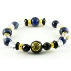 Yahoo! Yahoo!ショッピング(ヤフー ショッピング)戦国武将ブレスレットオニキス家紋 彫刻ビーズ サイズ約17.5cm 天然石 パワーストーン