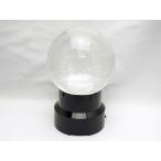 彫刻置物 丸玉 人工水晶 千手観音菩薩 レーザー彫刻 約90mm レインボー台付き 風水 パワーストーン プチギフト 転勤 退職 お礼 母の日 敬老の日