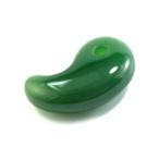 天然石勾玉Mグリーンメノウ1個売りパワーストーン