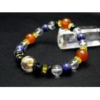 蛇水晶金彫りブレスレットラピスラズリ・シトリン・カーネリアン天然石パワーストーン