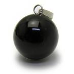丸玉ペンダントトップ モリオン/黒水晶AAA 20mm 天然石 風水 パワーストーン プチギフト 転勤 退職 お礼 母の日 ギフト