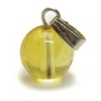 丸玉ペンダントトップ シトリン AAA 8mm 天然石 風水 パワーストーン