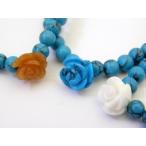 【薔薇ブレスレット】 ターコイズ レディース 女性 1000円 天然石 パワーストーン