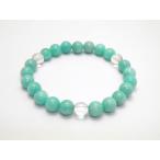 アマゾナイトペルー産8mmシンプルブレスレット天然石パワーストーン