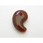 天然石勾玉まがたまMレッドメノウパワーストーン